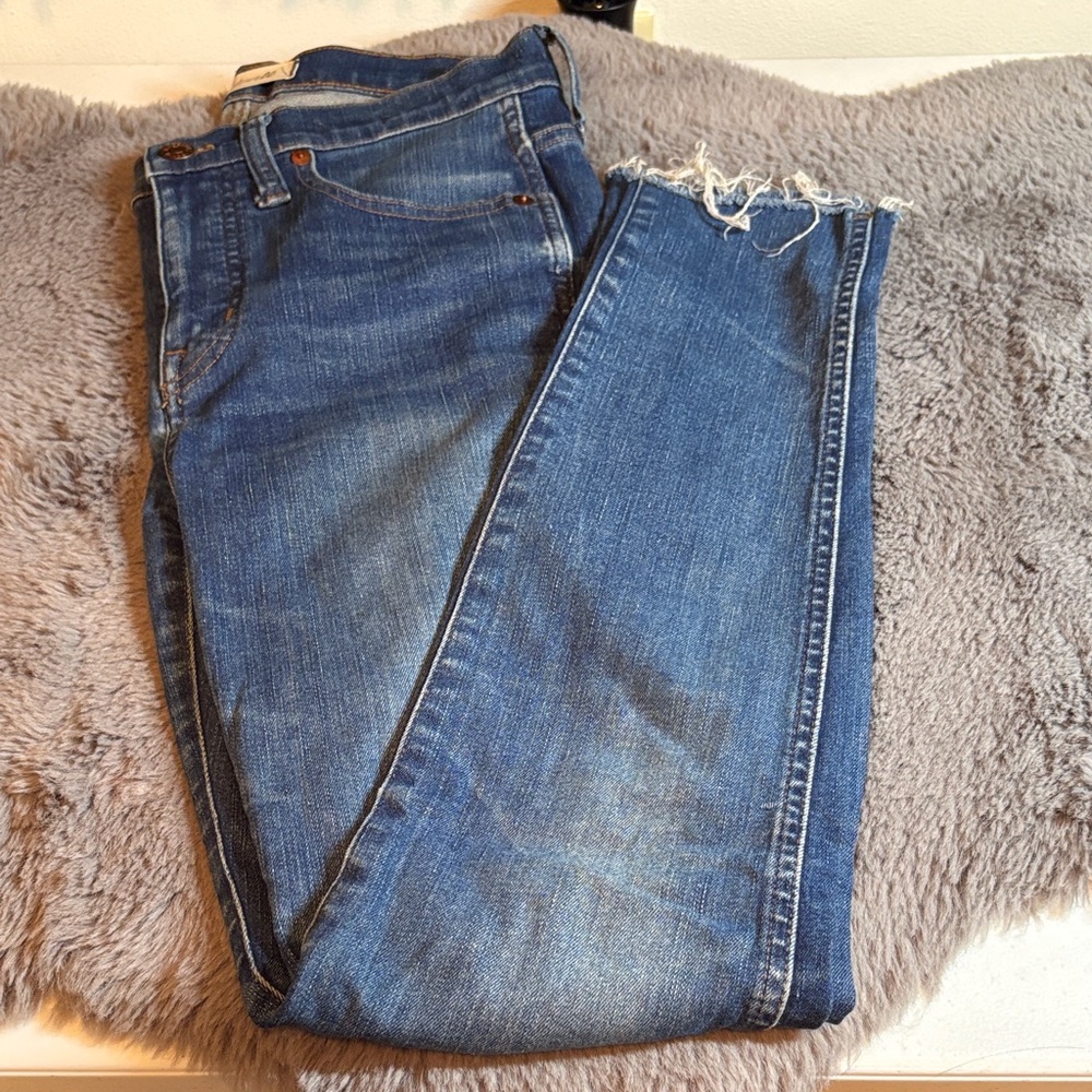 Madewell Raw-Hem Skinny Jeans Size 27